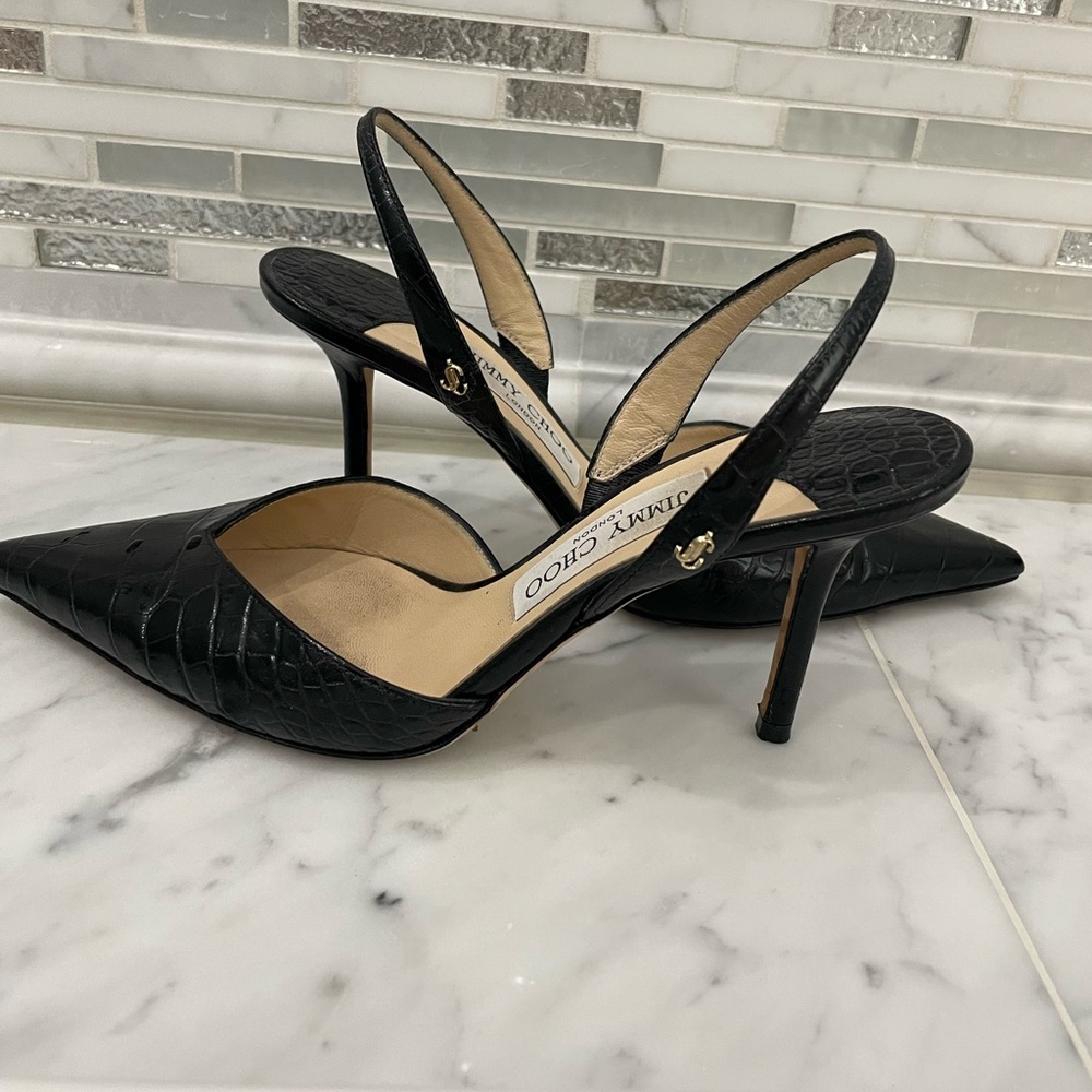 Jimmy Choo sling back shoes